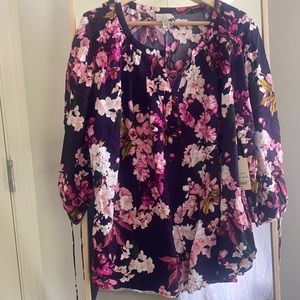 Women’s St John’s Bay  3/4 Sleeve Top